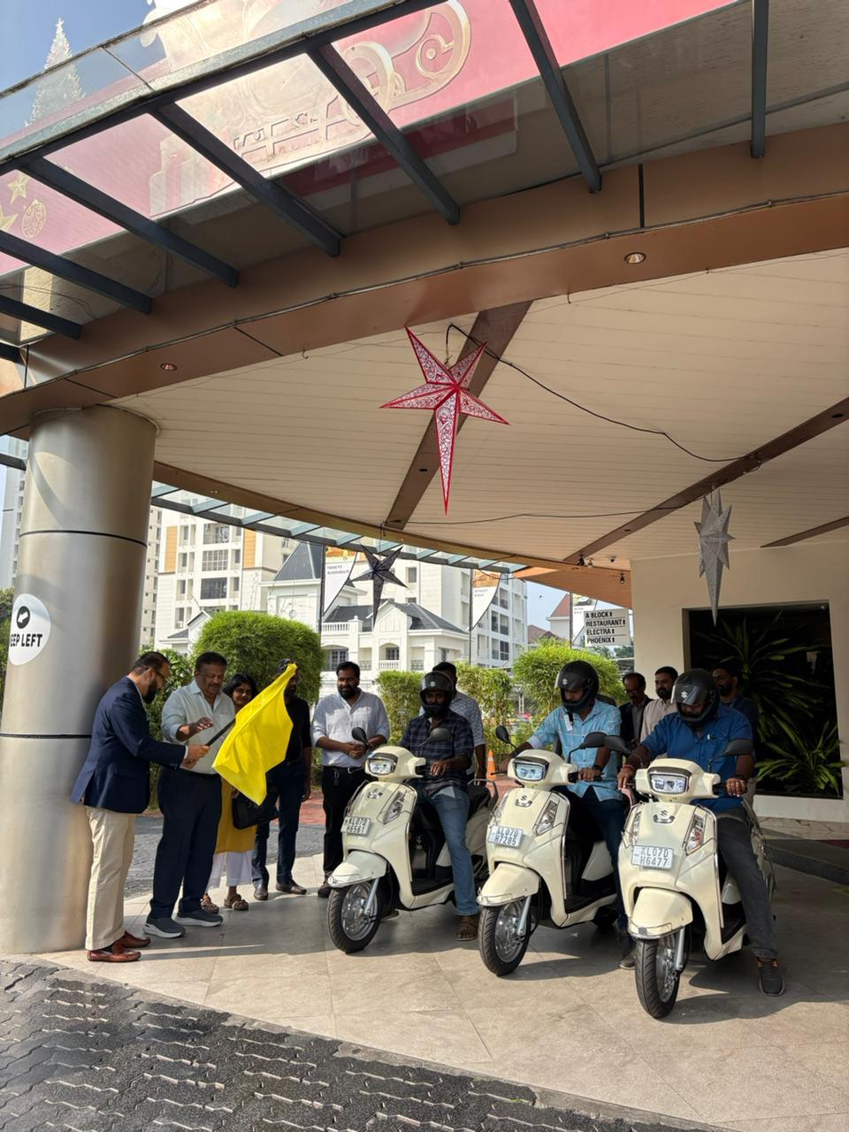 Sutherland scooter flag off